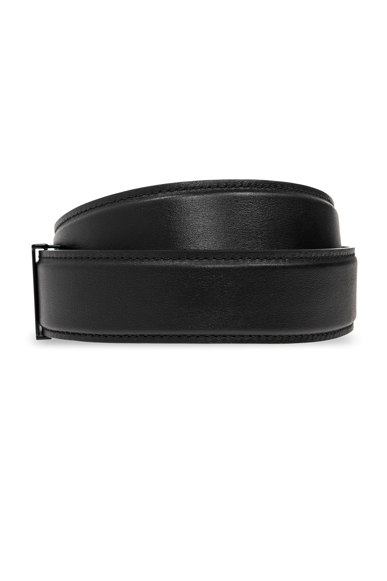 Black Leather belt with logo Amiri - Vitkac Canada